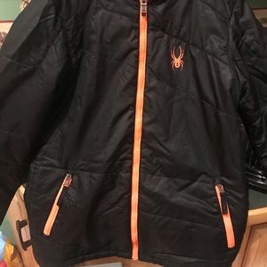 Black and orange spider jacket